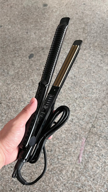 Hair Curler Iron Electric Corrugated Plate Hair Curling Iron Curls Volume Styling Tools