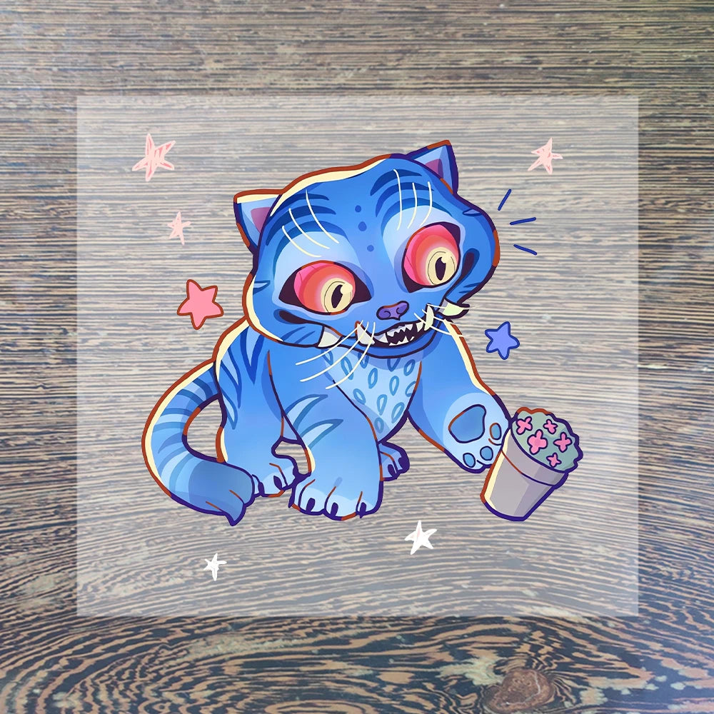 K Pop Demon Hunters Cartoon Iron on Patches for Clothing Kawaii DIY Heat Transfer Stickers Adult Children Clothes Custom Sticker