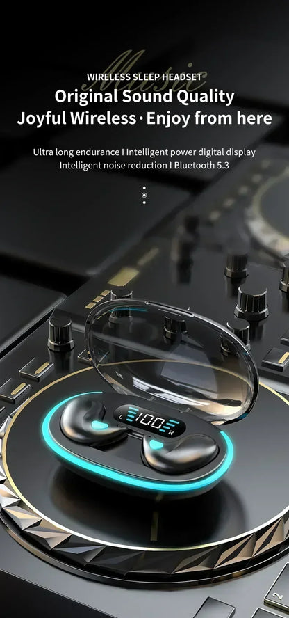 X55 Earphones Wireless Earphones Headphones Noise Reduction Sport Game Sleep Bluetooth 5.0 Earbuds HIFI