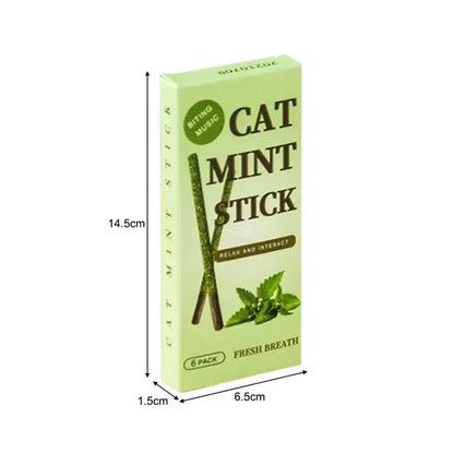 Natural Matatabi Cat Stick Mint Caught Bite Excited Rods Silvervine For Cat Teeth Cleaning Treating Pet Supply Cat Toys