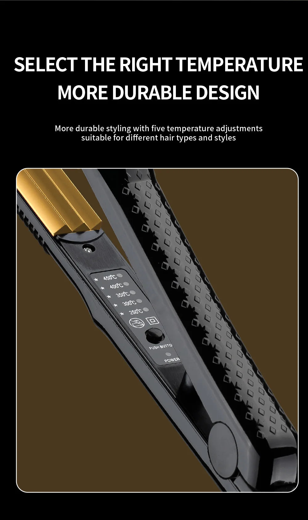 Hair Curler Iron Electric Corrugated Plate Hair Curling Iron Curls Volume Styling Tools