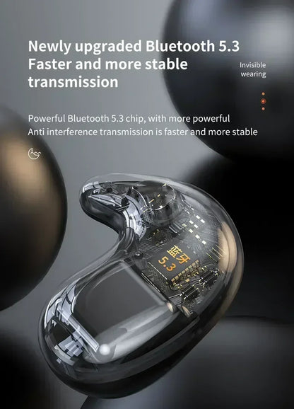 X55 Earphones Wireless Earphones Headphones Noise Reduction Sport Game Sleep Bluetooth 5.0 Earbuds HIFI